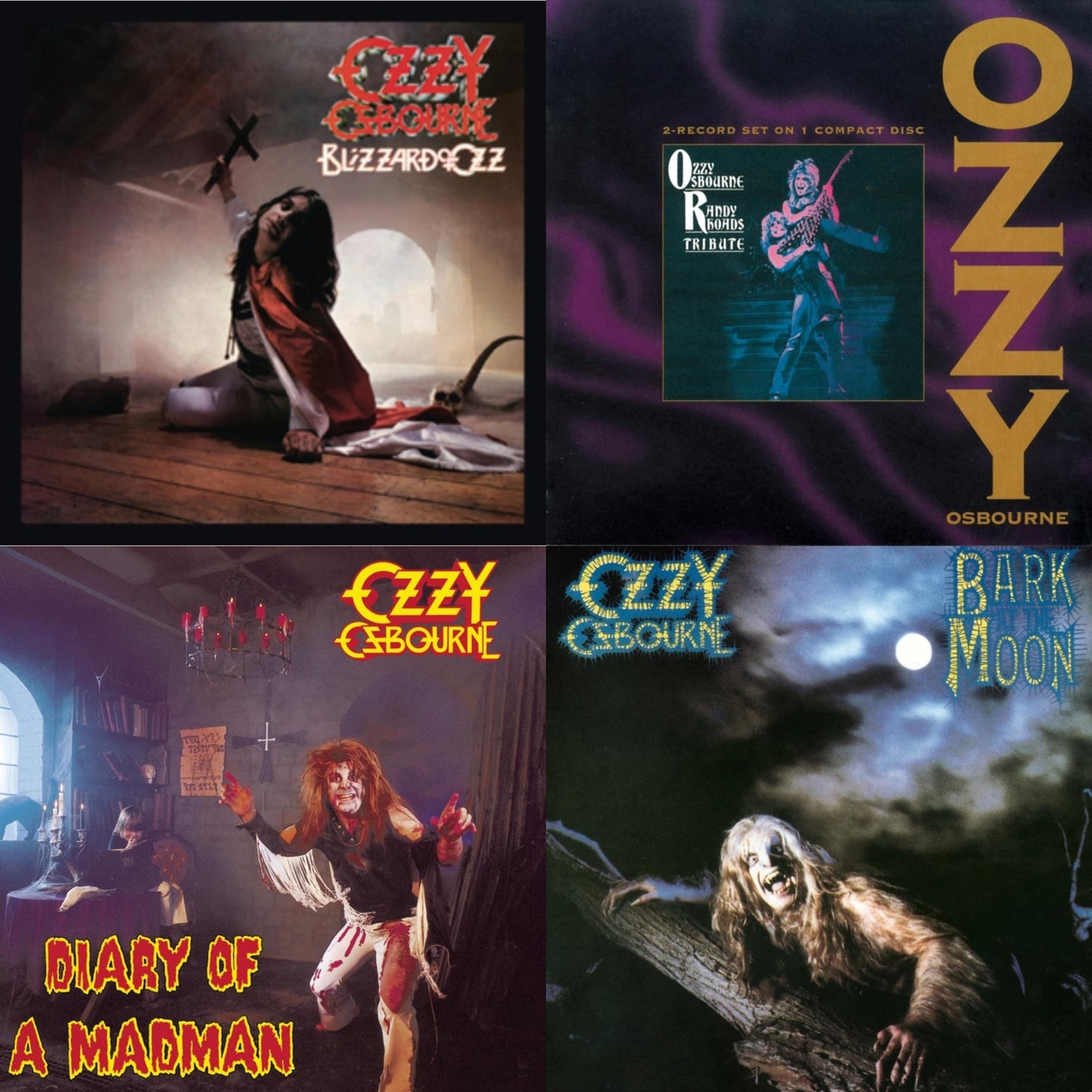 Blizzard Of Ozz & Diary Of A Madman & Bark At The Moon & Tribute