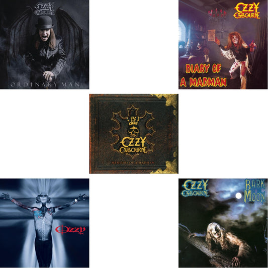 Ordinary Man (Jewel Case) & Down To Earth & Memoirs Of A Madman & Diary Of A Madman & Bark At The Moon