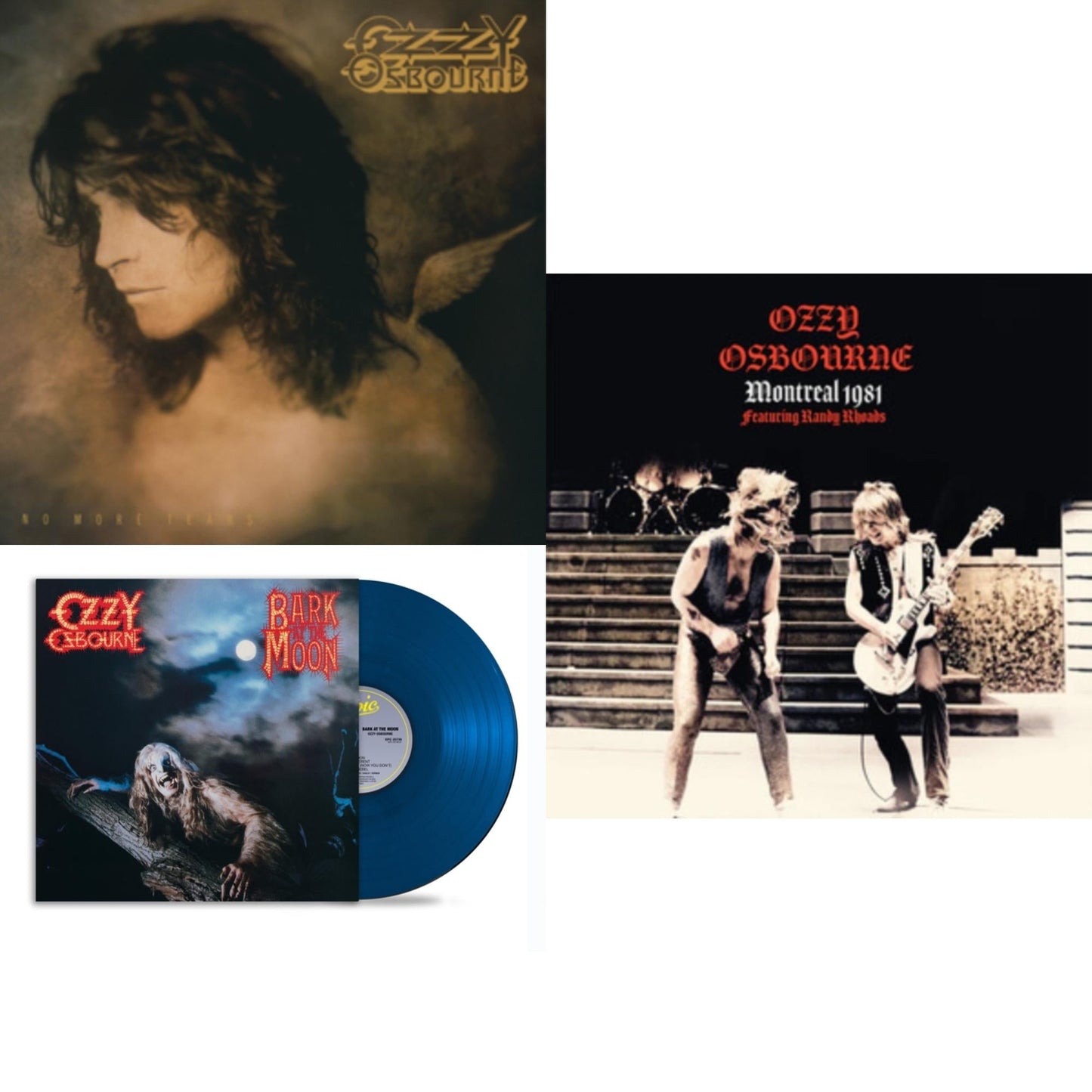 No More Tears (2LP) & Bark At The Moon (40Th Anniversary) (Translucent Cobalt Blue LP Vinyl) & Montreal
