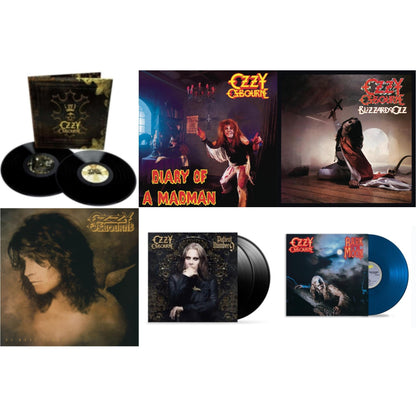 No More Tears (2LP) & Patient Number 9 & Bark At The Moon (40Th Anniversary) (Translucent Cobalt Blue LP Vinyl) & Blizzard Of Ozz (180G/30Th Anniversary Legacy Edition) & Diary Of A Madman (180G) & Memoirs Of A Madman (2LP/180G/Gatefold)