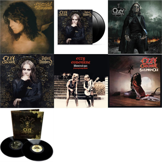 No More Tears (2LP) & Patient Number 9 & Black Rain (2LP) & Patient Number 9 (2LP/Crystal Clearvinyl) & Montreal (Red LP Vinyl) & Blizzard Of Ozz (180G/30Th Anniversary Legacy Edition) & Memoirs Of A Madman (2LP/180G/Gatefold)