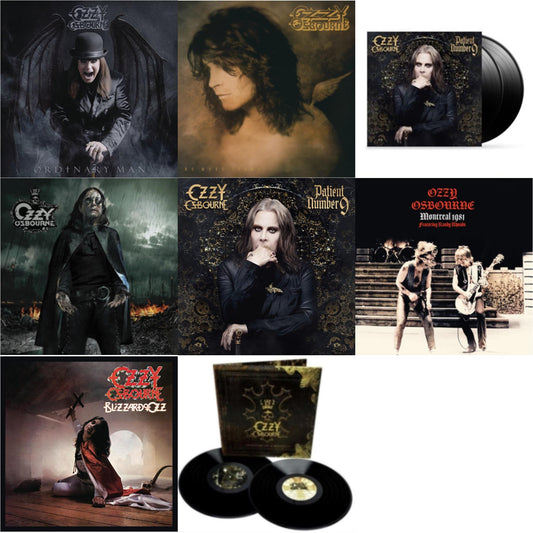 Ordinary Man (140G) & No More Tears (2LP) & Patient Number 9 & Black Rain (2LP) & Patient Number 9 (2LP/Crystal Clearvinyl) & Montreal (Red LP Vinyl) & Blizzard Of Ozz (180G/30Th Anniversary Legacy Edition) & Memoirs Of A Madman (2LP/180G/Gatefold)