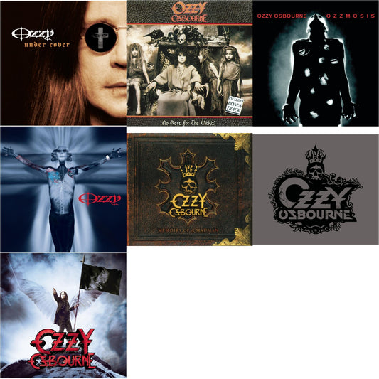Under Cover & No Rest For The Wicked & Ozzmosis & Down To Earth & Memoirs Of A Madman & Black Rain & Scream