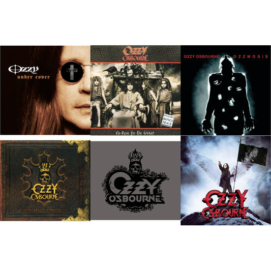 Under Cover & No Rest For The Wicked & Ozzmosis & Memoirs Of A Madman & Black Rain & Scream