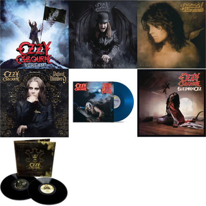 Scream (2LP) & Ordinary Man (140G) & No More Tears (2LP) & Patient Number 9 (Picture Disc/2LP) & Bark At The Moon (40Th Anniversary) (Translucent Cobalt Blue LP Vinyl) & Blizzard Of Ozz (180G/30Th Anniversary Legacy Edition)