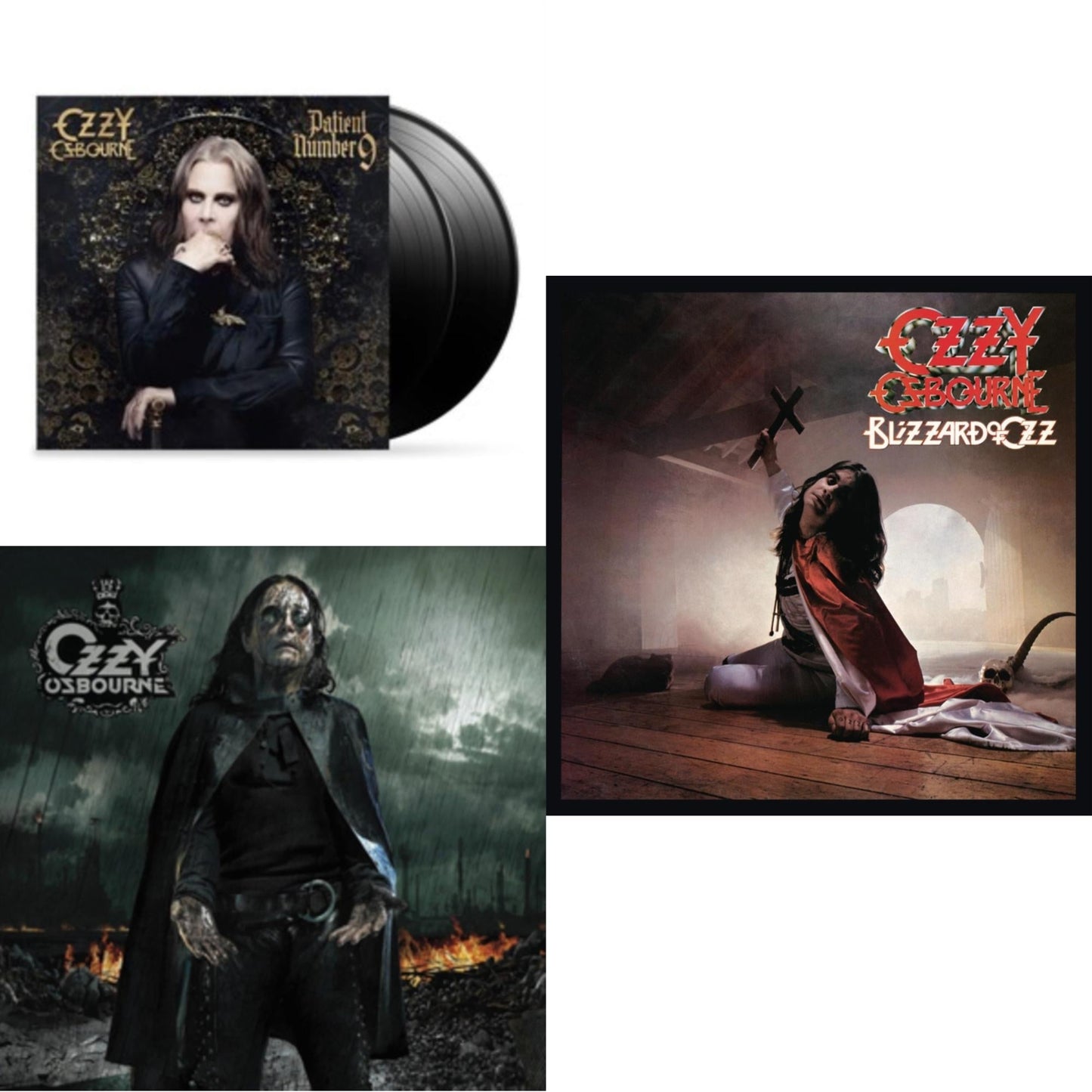 Patient Number 9 & Black Rain (2LP) & Blizzard Of Ozz (180G/30Th Anniversary Legacy Edition)