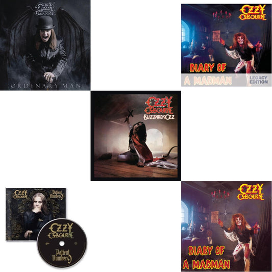 Ordinary Man (Jewel Case) & Patient Number 9 & Blizzard Of Ozz & Diary Of A Madman & Diary Of A Madman