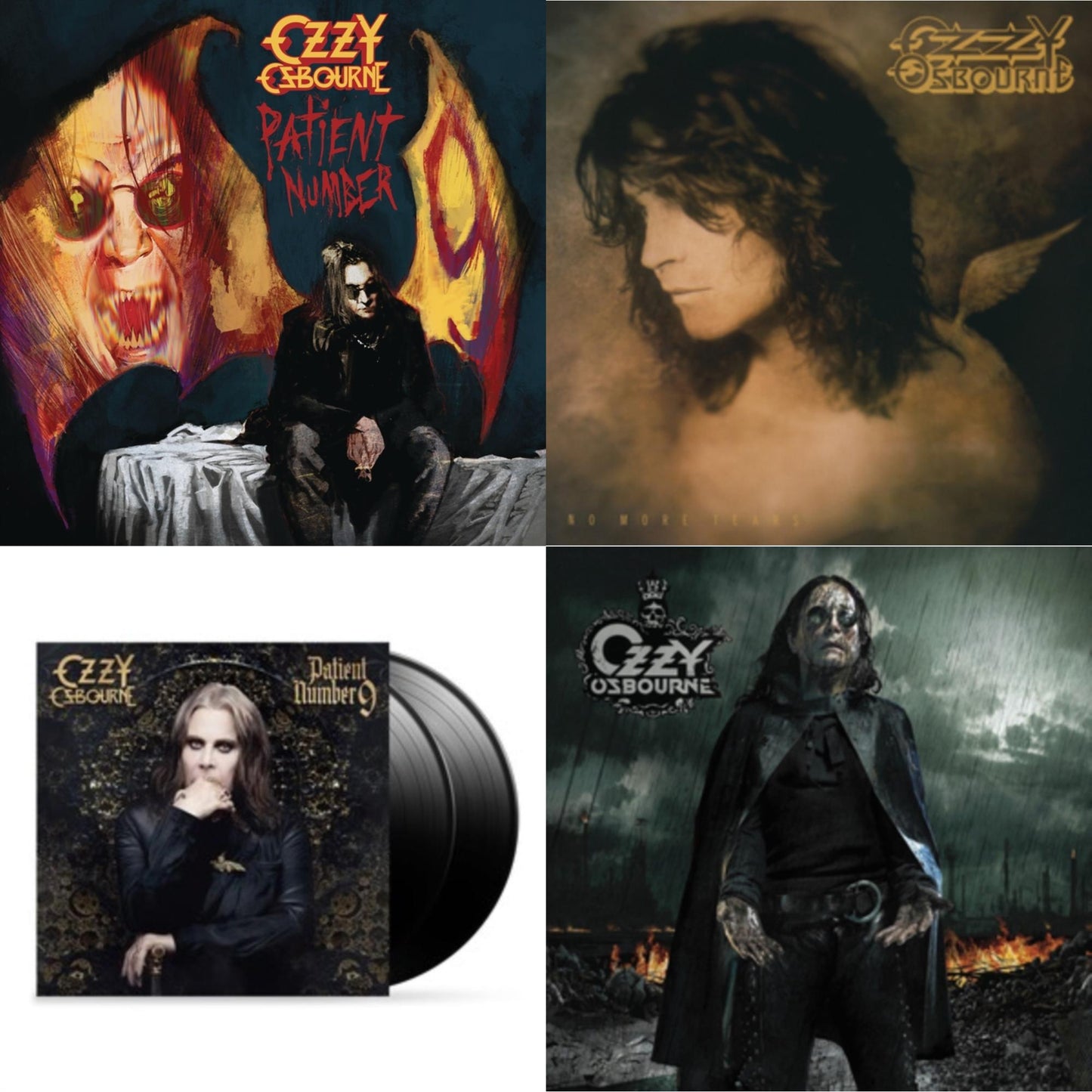 This is a 4 LP Vinyl SKU bundle.
1.This LP Vinyl is brand new.Format: LP VinylMusic Style: Heavy MetalThis item's title is: No More Tears (2LP)Artist: Ozzy OsbourneLabel: LEGACYBarcode: 194398772714Release Date: 9/17/2021
2.This LP Vinyl is brand new.