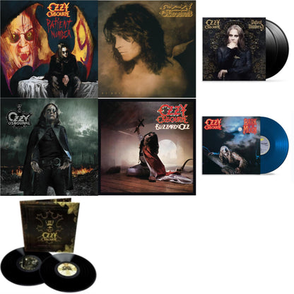 This is a 7 LP Vinyl SKU bundle.
1.This LP Vinyl is brand new.Format: LP VinylMusic Style: Heavy MetalThis item's title is: No More Tears (2LP)Artist: Ozzy OsbourneLabel: LEGACYBarcode: 194398772714Release Date: 9/17/2021
2.This LP Vinyl is brand new.