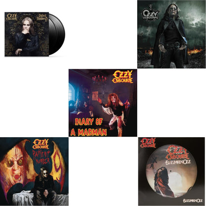 This is a 5 LP Vinyl SKU bundle.
1.This LP Vinyl is brand new.Format: LP VinylMusic Style: Hard RockThis item's title is: Patient Number 9Artist: Ozzy OsbourneLabel: EPICBarcode: 194399328118Release Date: 9/9/2022
2.This LP Vinyl is brand new.