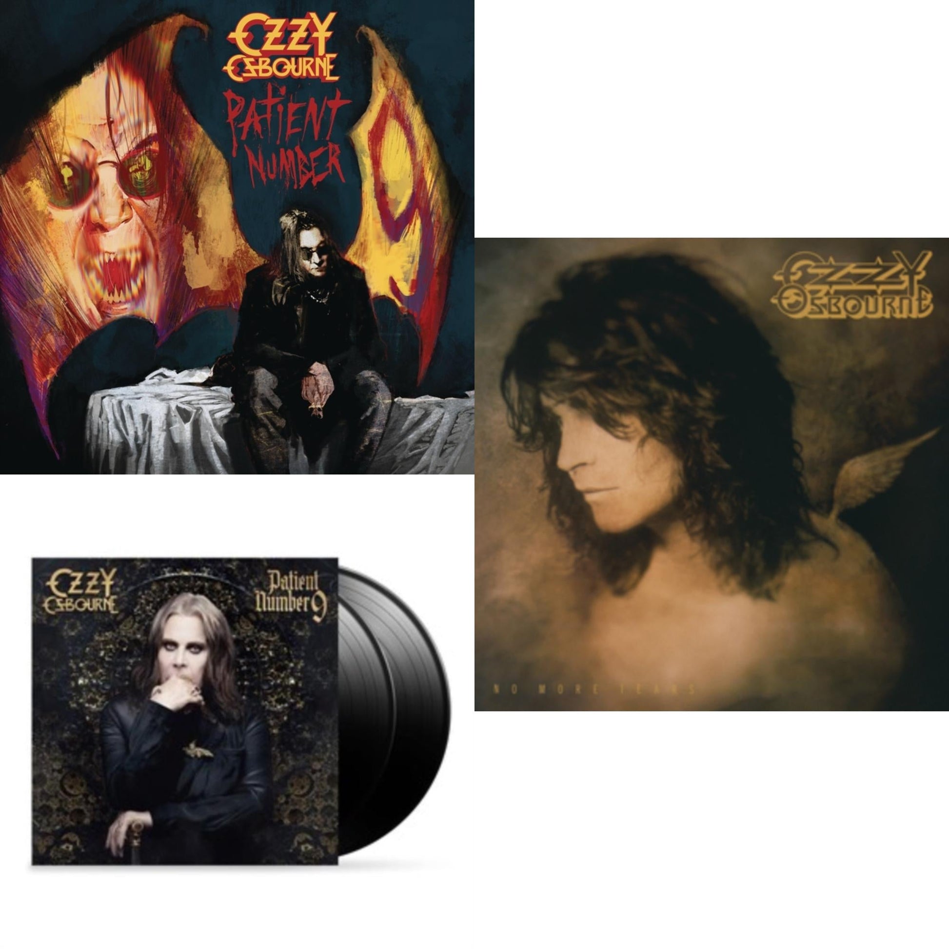 This is a 3 LP Vinyl SKU bundle.
1.This LP Vinyl is brand new.Format: LP VinylMusic Style: Heavy MetalThis item's title is: No More Tears (2LP)Artist: Ozzy OsbourneLabel: LEGACYBarcode: 194398772714Release Date: 9/17/2021
2.This LP Vinyl is brand new.
