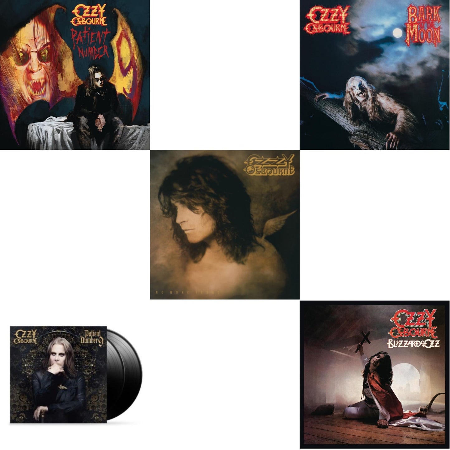 This is a 5 LP Vinyl SKU bundle.
1.This LP Vinyl is brand new.Format: LP VinylMusic Style: Hard RockThis item's title is: Patient #9 (2LP/Alternative Todd Mcarlane Cover/Comic BookArtist: Ozzy OsbourneLabel: EPICBarcode: 196587369811Release Date: 2/3/2023
2.