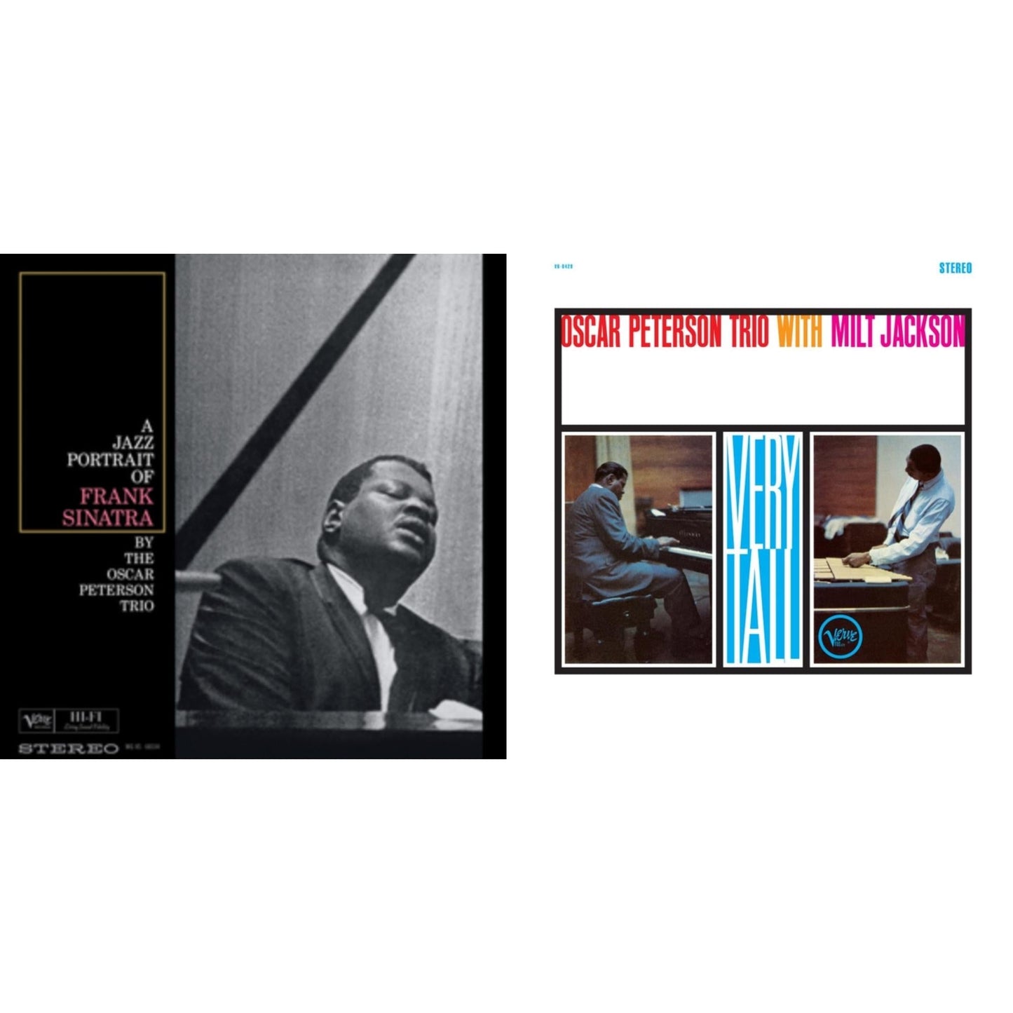 Oscar Trio Peterson - Very Tall (Verve Acoustic Sound Series) & Jazz Portrait Of Frank Sinatra (Verve By Request Series) - LP Vinyl Bundle