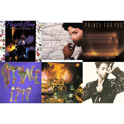 Purple Rain & Musicology (Digipak) & For You & 1999 (X) & Sign O’ The Times & Hits 1 (X)