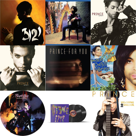 Purple Rain Ost (Picture Disc) & 3121 (2 LP) (150G Vinyl/ Purple Vinyl) & Welcome 2 America (2LP) & For You & 1999 (X) & Vault - Old Friends 4 Sale & Hits 1 (X) (2LP) & Hits 2 (X) (2LP) & Music From Graffiti Bridge (X) (2LP)