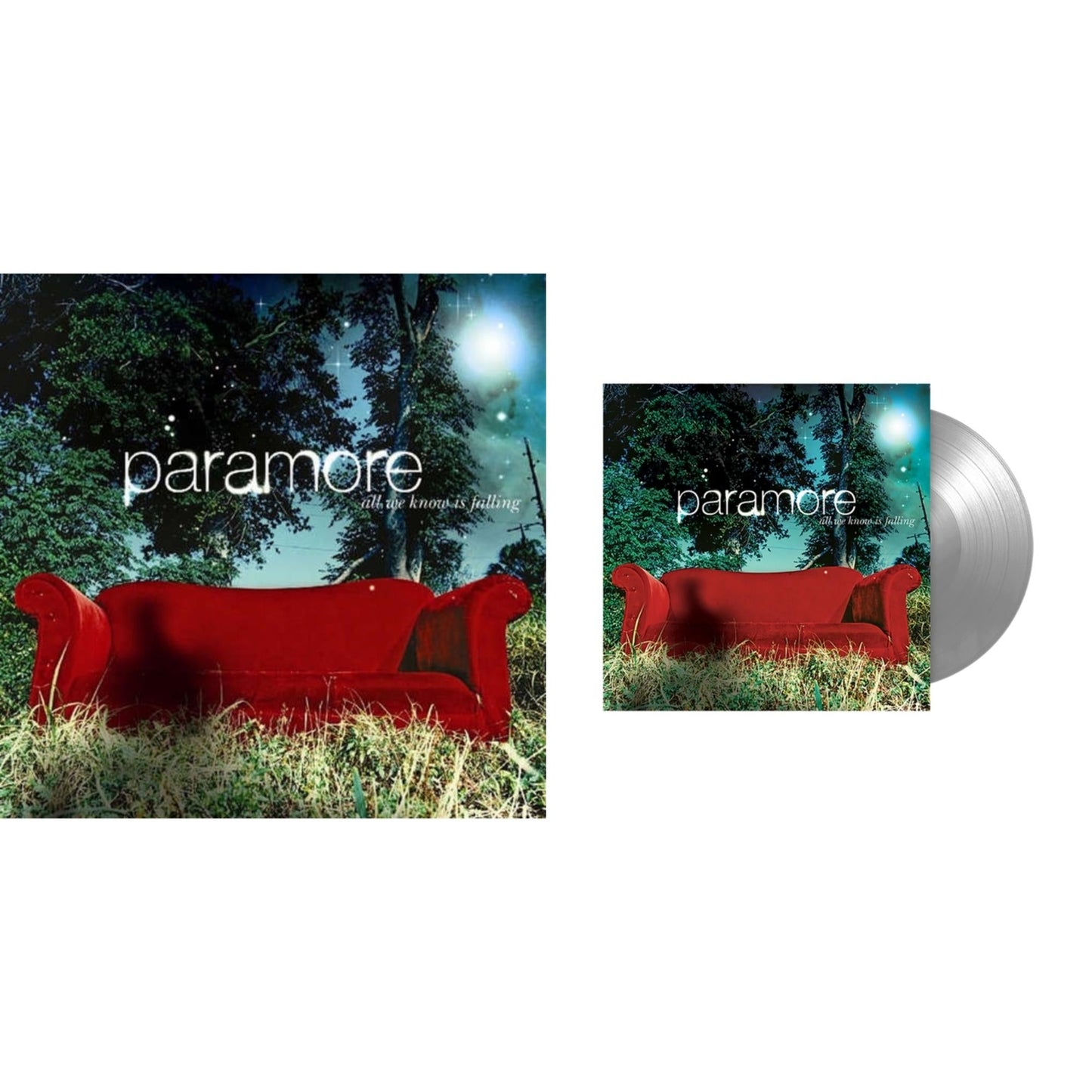 This is a 2 LP Vinyl SKU bundle.
1.This LP Vinyl is brand new.Format: LP VinylMusic Style: EmoThis item's title is: All We Know Is Falling (Silver LP Vinyl)Artist: ParamoreLabel: FUELED BY RAMENBarcode: 075678645631Release Date: 9/30/2022
2.This LP Vinyl is brand new.