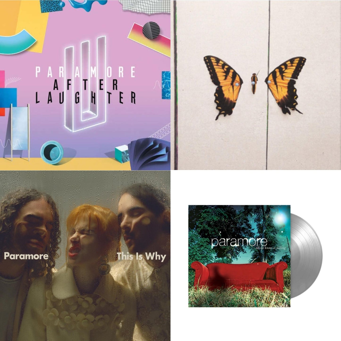 This Is Why & All We Know Is Falling (Silver LP Vinyl) & After Laughter (Black & White Marble LP Vinyl/Dl Card) (I) & Brand New Eyes