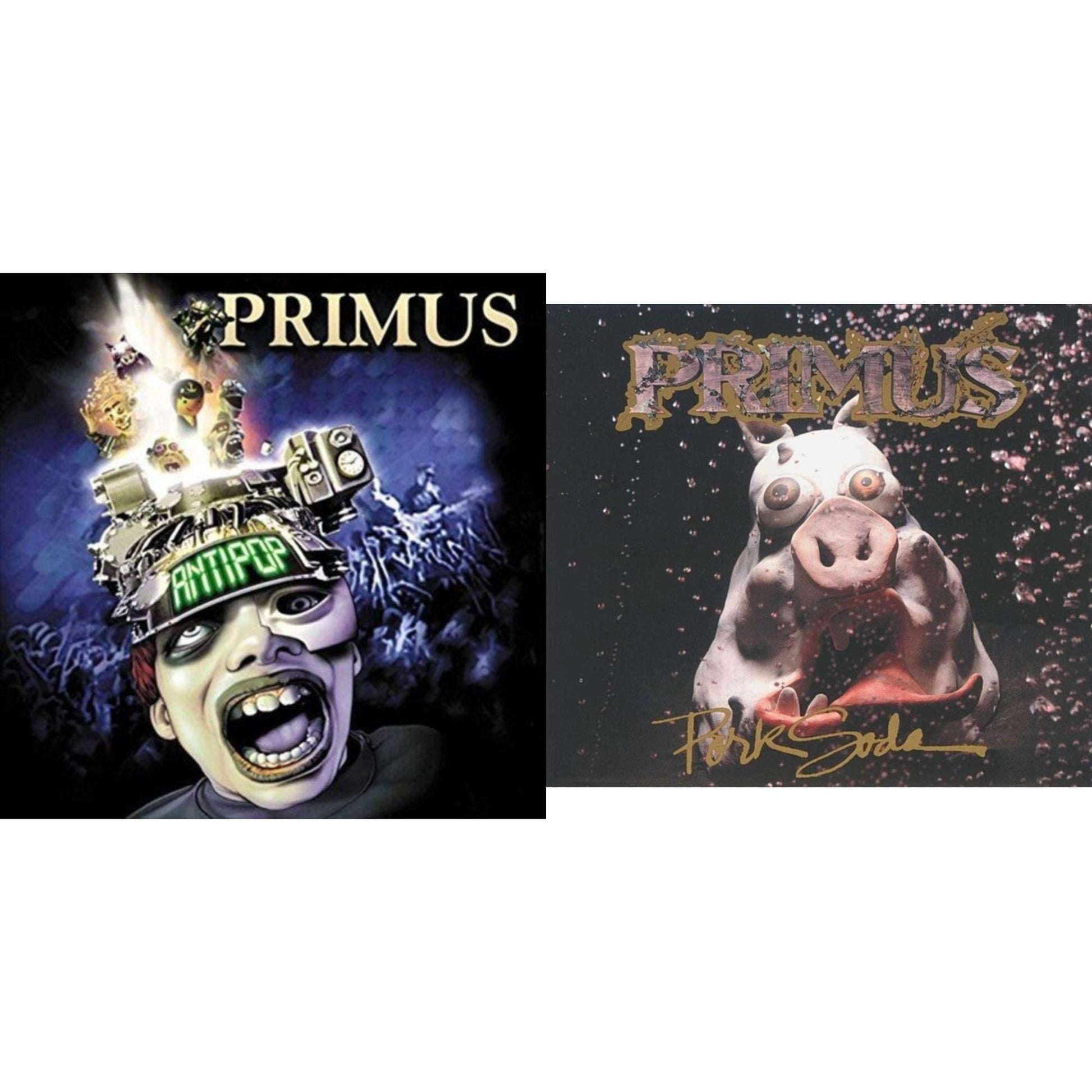This is a 2 LP Vinyl SKU bundle.
1.This LP Vinyl is brand new.Format: LP VinylMusic Style: Alternative RockThis item's title is: Pork Soda (2 LP)Artist: PrimusBarcode: 602557414400Release Date: 11/16/2018
2.This LP Vinyl is brand new.