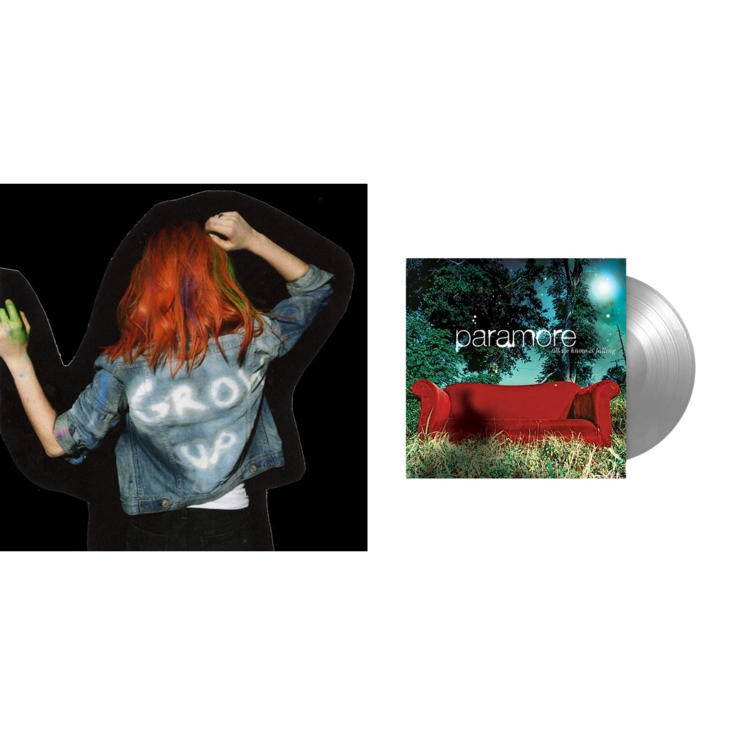 Paramore (2LP) & All We Know Is Falling (Silver LP Vinyl)