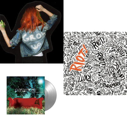 Paramore (2LP) & All We Know Is Falling (Silver LP Vinyl) & Riot! (Fbr 25Th Anniversary Edtion/Silver LP Vinyl)