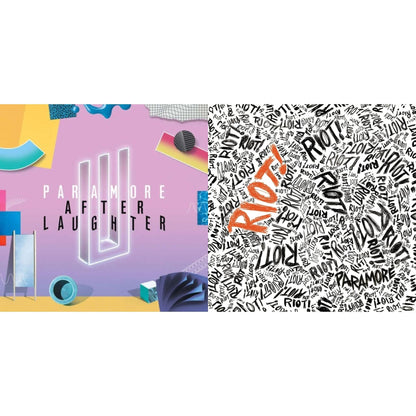 Paramore - Riot! (Fbr 25Th Anniversary Edtion/Silver LP Vinyl) & After Laughter (Black & White Marble LP Vinyl/Dl Card) (I)