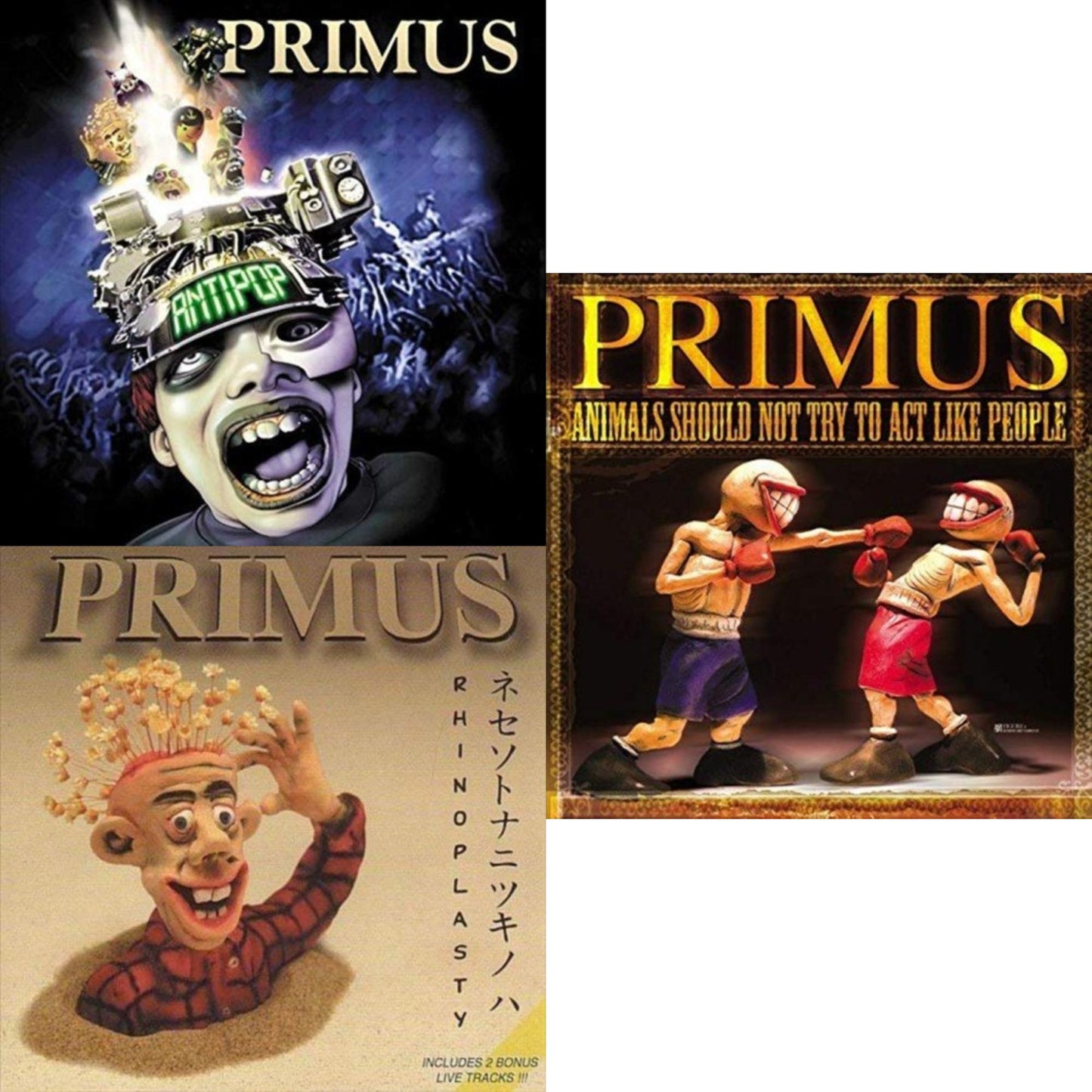 Antipop (2 LP) & Rhinoplasty (2 LP) & Animals Should Not Try To Act Like People