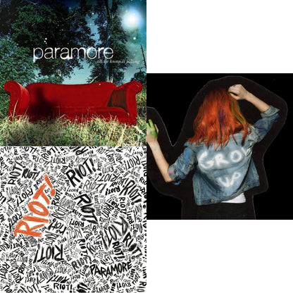 Paramore (2LP) & Riot! (Fbr 25Th Anniversary Edtion/Silver LP Vinyl) & All We Know Is Falling