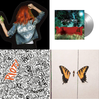 Paramore (2LP) & All We Know Is Falling (Silver LP Vinyl) & Riot! (Fbr 25Th Anniversary Edtion/Silver LP Vinyl) & Brand New Eyes