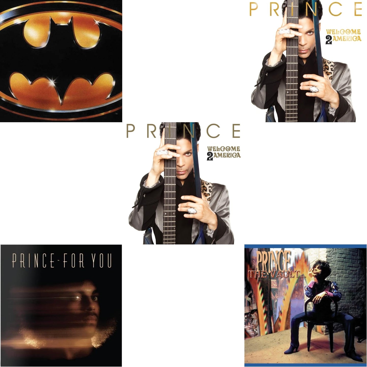 Welcome 2 America (2LP) & For You & Welcome 2 America (Deluxe/2LP/CD/Blu-Ray) & Vault - Old Friends 4 Sale & Batman Ost