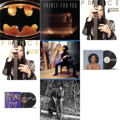 Welcome 2 America (2LP) & For You & Prince (X) & 1999 (X) & Welcome 2 America (Deluxe/2LP/CD/Blu-Ray) & Come & Vault - Old Friends 4 Sale & Batman Ost