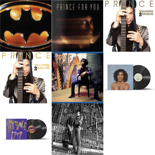 Welcome 2 America (2LP) & For You & Prince (X) & 1999 (X) & Welcome 2 America (Deluxe/2LP/CD/Blu-Ray) & Come & Vault - Old Friends 4 Sale & Batman Ost
