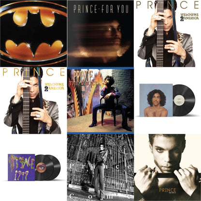 Welcome 2 America (2LP) & For You & Prince (X) & 1999 (X) & Welcome 2 America (Deluxe/2LP/CD/Blu-Ray) & Come & Vault - Old Friends 4 Sale & Hits 2 (X) (2LP) & Batman Ost