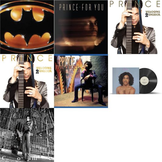 Welcome 2 America (2LP) & For You & Prince (X) & Welcome 2 America (Deluxe/2LP/CD/Blu-Ray) & Come & Vault - Old Friends 4 Sale & Batman Ost
