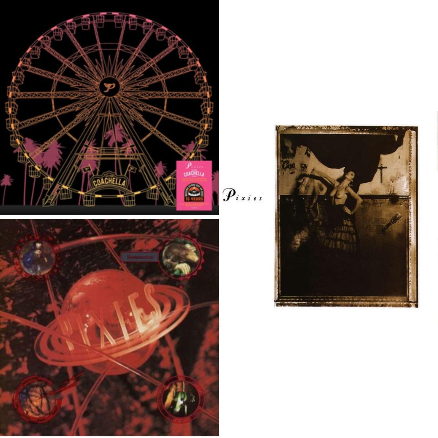 Live At Coachella 2004 (140G/Orange & Yellow Marbled LP Vinyl/Etching D-Side) & Bossanova & Surfer Rosa