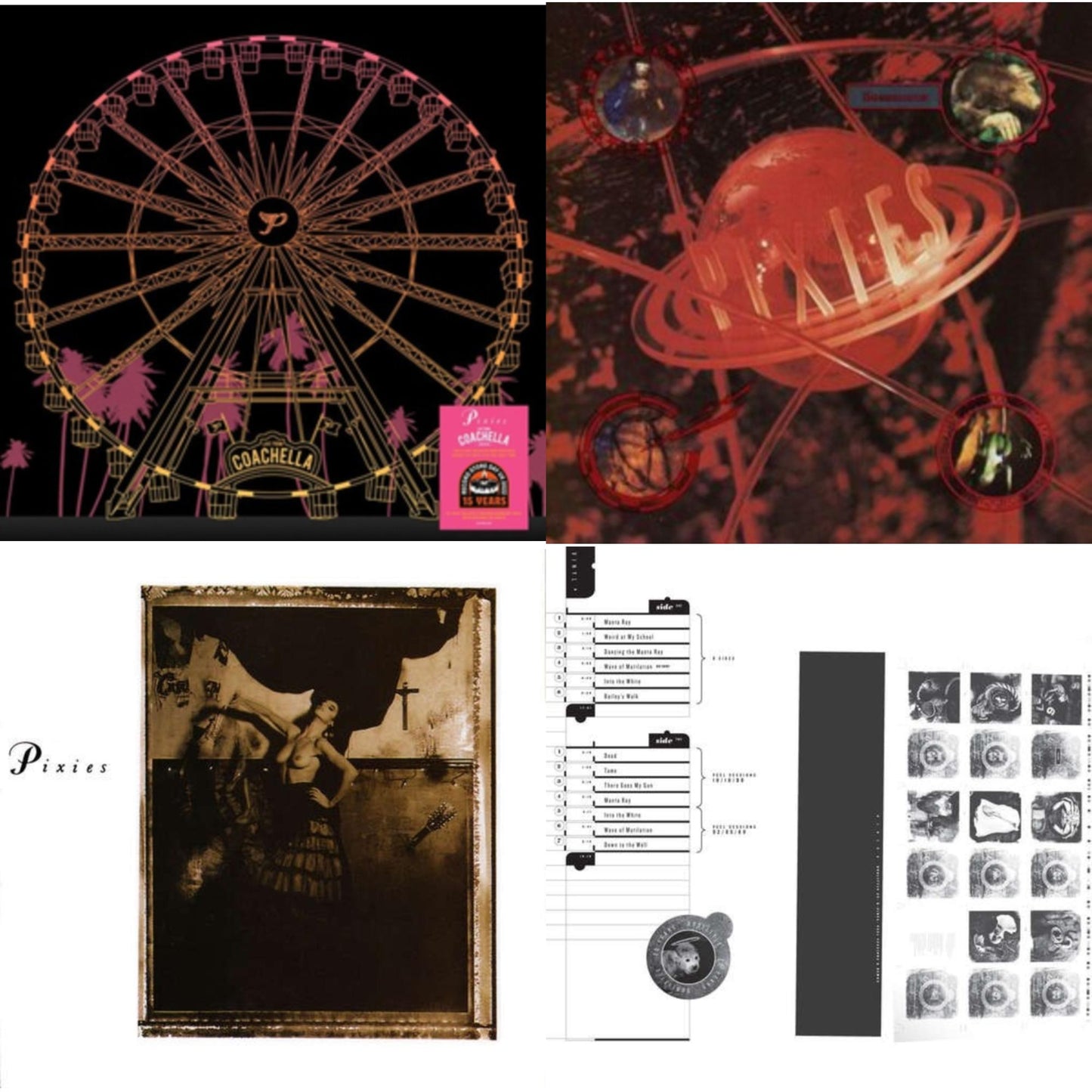 Live At Coachella 2004 (140G/Orange & Yellow Marbled LP Vinyl/Etching D-Side) & Bossanova & Surfer Rosa & Doolittle 25: B-Sides, Peel Sessions And Demos
