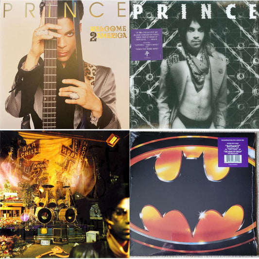 Welcome 2 America (2LP) & Dirty Mind (X) & Sign O’ The Times & Batman Ost