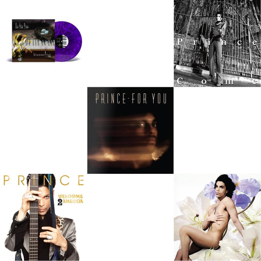 One Nite Alone…(Solo Piano & Voice By Prince) (Purple LP Vinyl) & Welcome 2 America (2LP) & For You & Come & Lovesexy