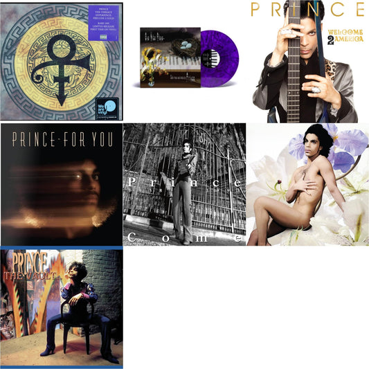 Versace Experience (Prelude 2 Gold) (150G/Purple LP Vinyl/Dl Insert) & One Nite Alone…(Solo Piano & Voice By Prince) (Purple LP Vinyl) & Welcome 2 America (2LP) & For You & Come & Lovesexy & Vault - Old Friends 4 Sale