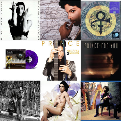 Prince - Parade (Music From Under The Cherry Moon) & Musicology (2LP/150G/Purple Vinyl) & Versace Experience (Prelude 2 Gold) (150G/Purple LP Vinyl/Dl Insert) & One Nite Alone…(Solo Piano & Voice By Prince) (Purple LP Vinyl) & Welcome 2 America (2LP)