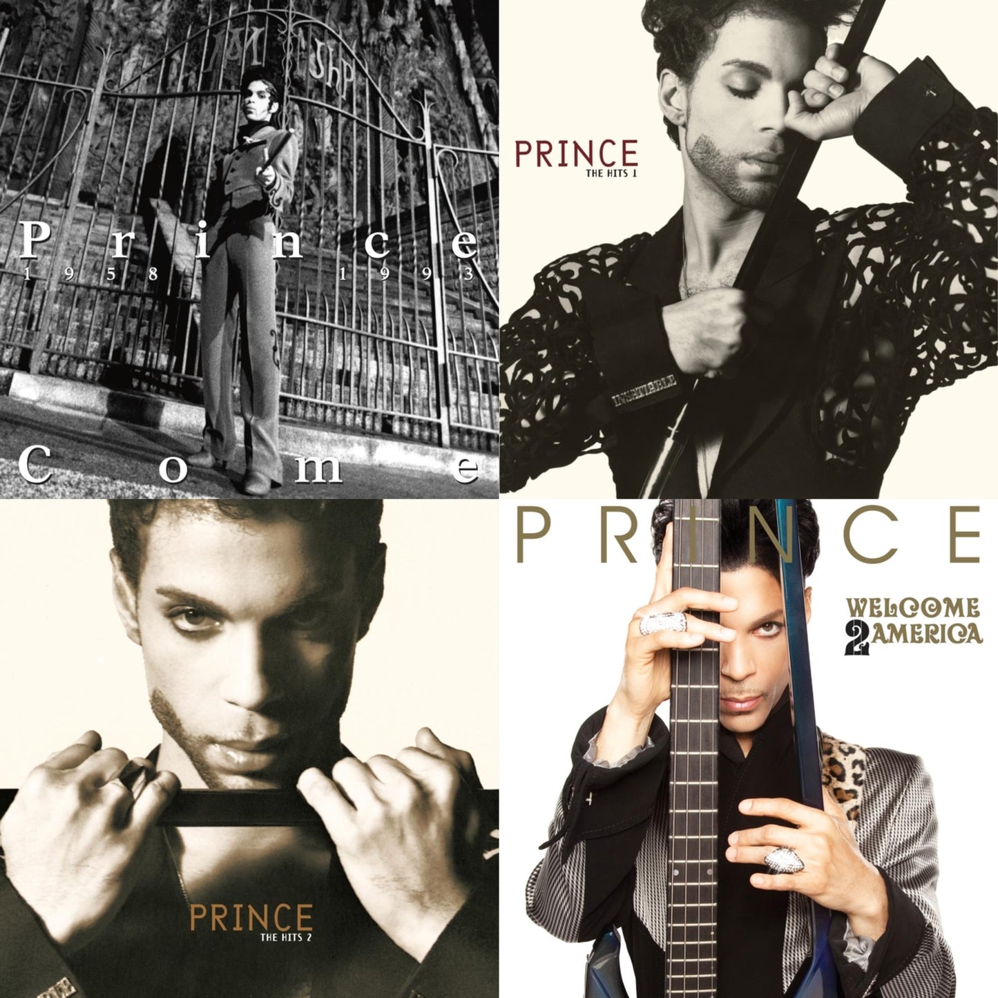 Welcome 2 America (Deluxe/2LP/CD/Blu-Ray) & Come & Hits 1 (X) (2LP) & Hits 2 (X) (2LP)