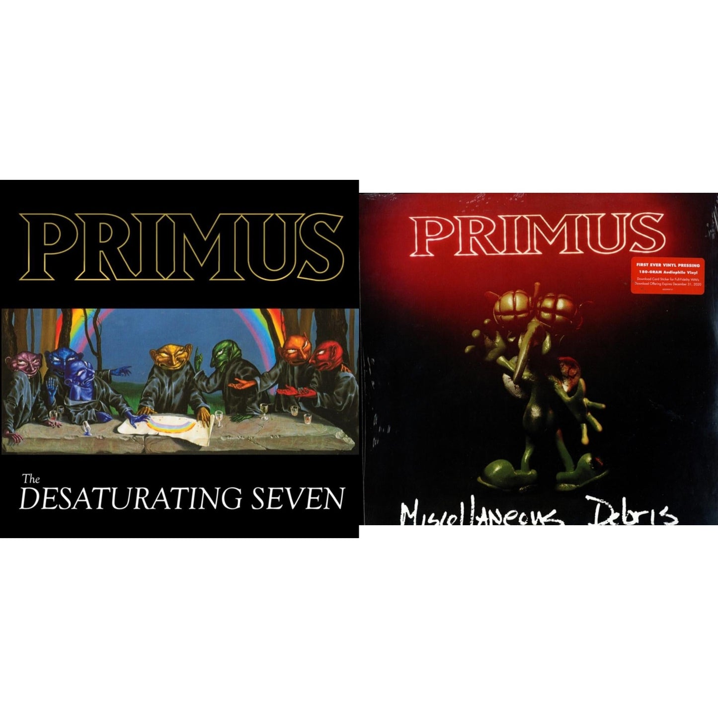 This is a 2 LP Vinyl SKU bundle.
1.This LP Vinyl is brand new.Format: LP VinylMusic Style: Alternative RockThis item's title is: Miscellaneous DebrisArtist: PrimusLabel: INTERSCOPEBarcode: 602567993285Release Date: 11/30/2018
2.This LP Vinyl is brand new.