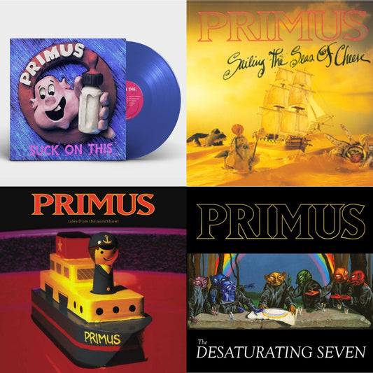 Suck On This (Cobalt Blue LP Vinyl/Remastered/Reissue) & Sailing Seas Of Cheese & Tales From The Punchbowl (2LP) & Desaturating Seven (7Th Anniversary) (Midnight Rainbow Splatter LP Vinyl)