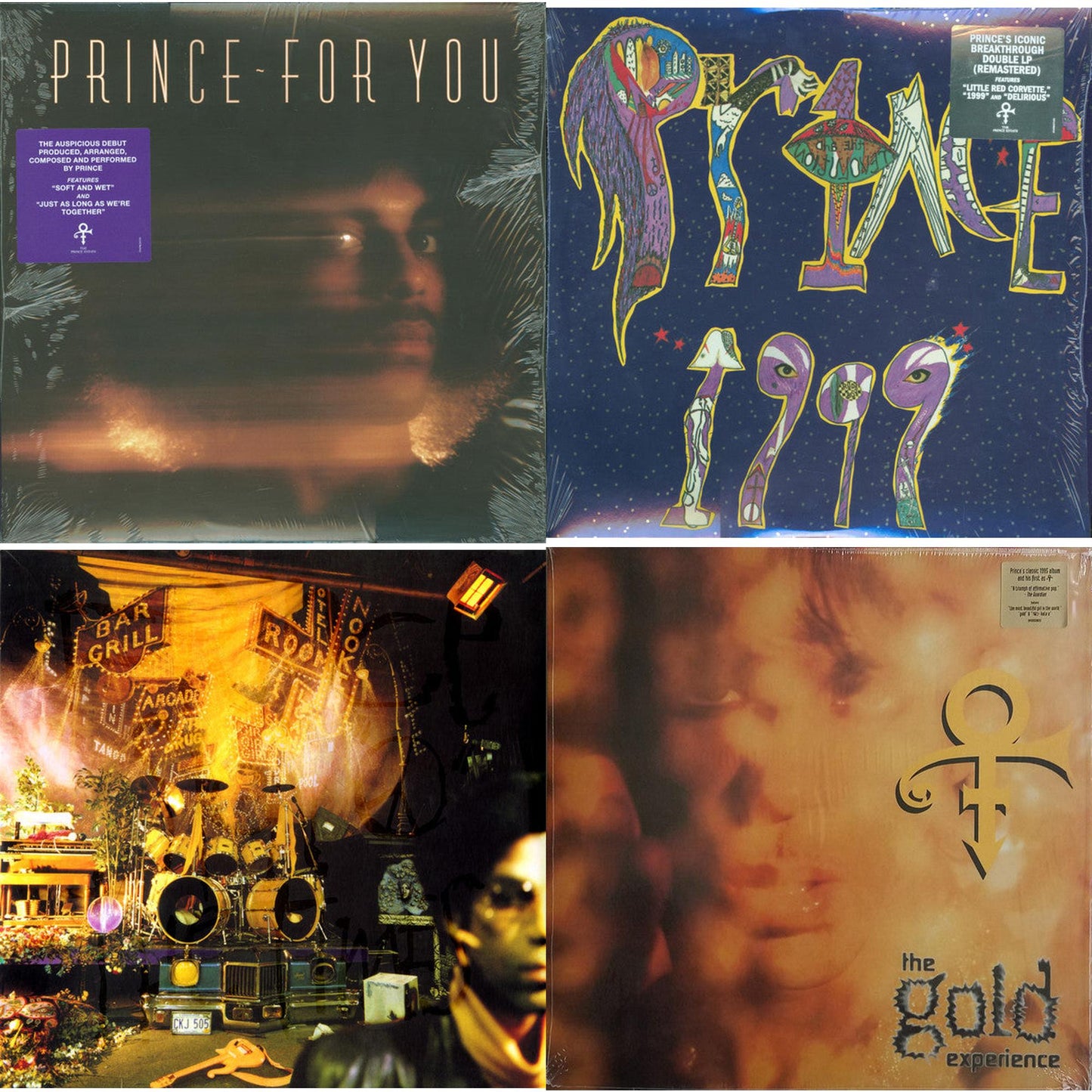 For You & 1999 (X) & Sign O’ The Times & Gold Experience (2LP)