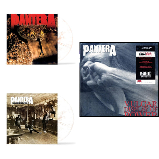 Great Southern Trendkill (Marbled Orange LP Vinyl) (I) & Cowboys From Hell (Marbled Brown LP Vinyl) (I) & Vulgar Display Of Power
