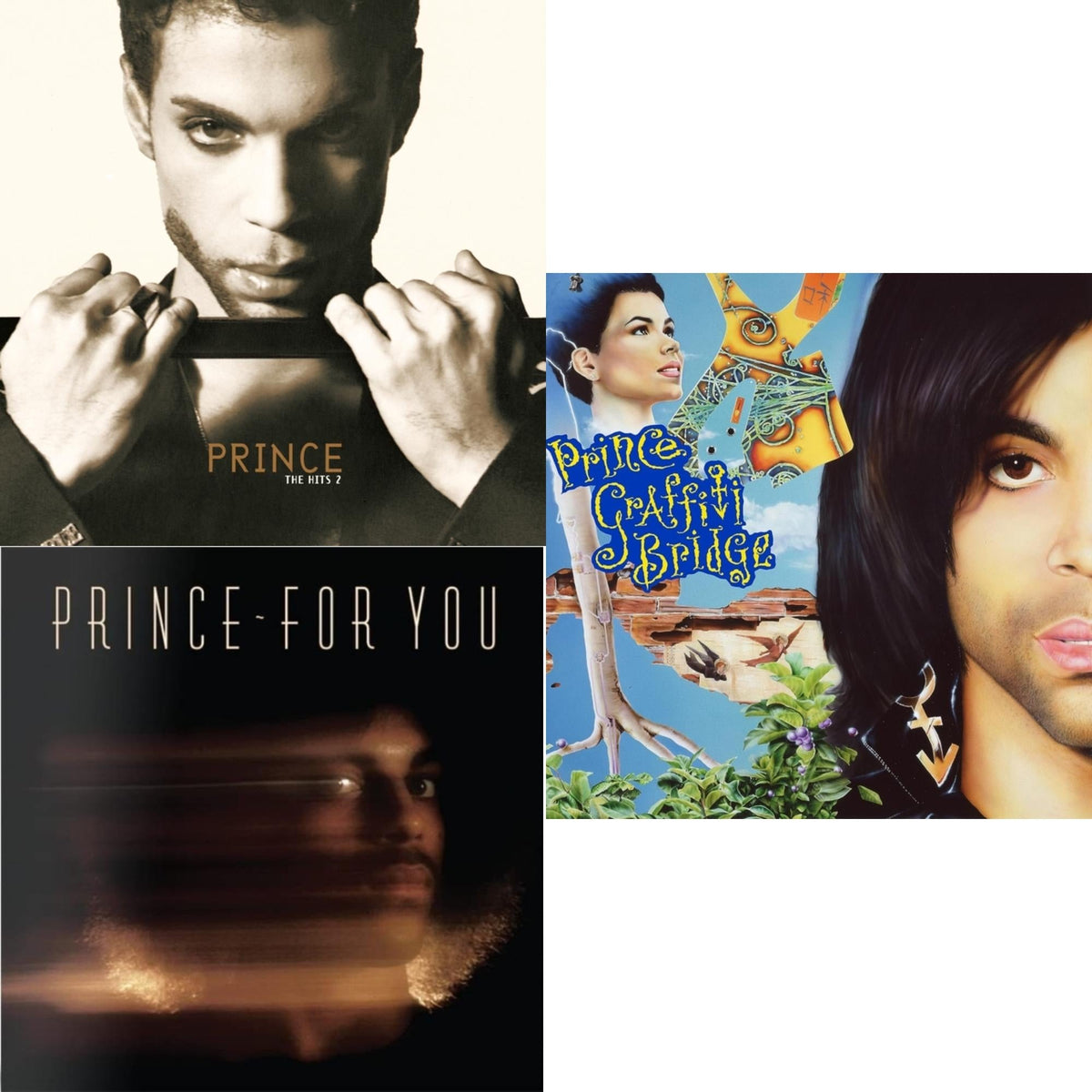 For You & Hits 2 (X) (2LP) & Music From Graffiti Bridge (X) (2LP)