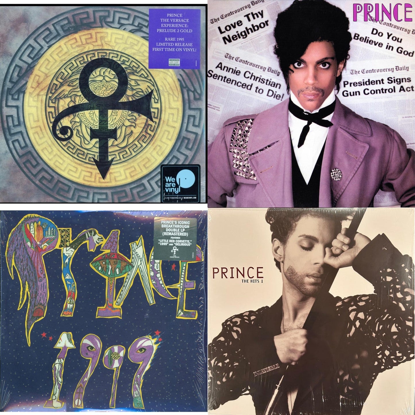 Versace Experience (Prelude 2 Gold) (150G/Purple LP Vinyl/Dl Insert) & Controversy & 1999 (X) & Hits 1 (X) (2LP)