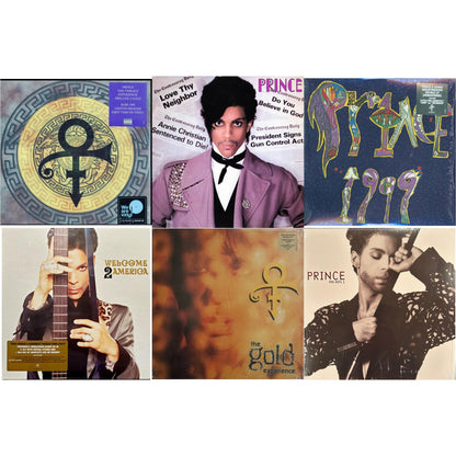 Versace Experience (Prelude 2 Gold) (150G/Purple LP Vinyl/Dl Insert) & Controversy & 1999 (X) & Welcome 2 America (Deluxe/2LP/CD/Blu-Ray) & Gold Experience (2LP) & Hits 1 (X) (2LP)