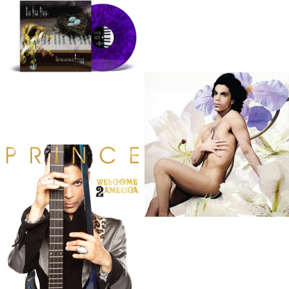 One Nite Alone…(Solo Piano & Voice By Prince) (Purple LP Vinyl) & Welcome 2 America (2LP) & Lovesexy