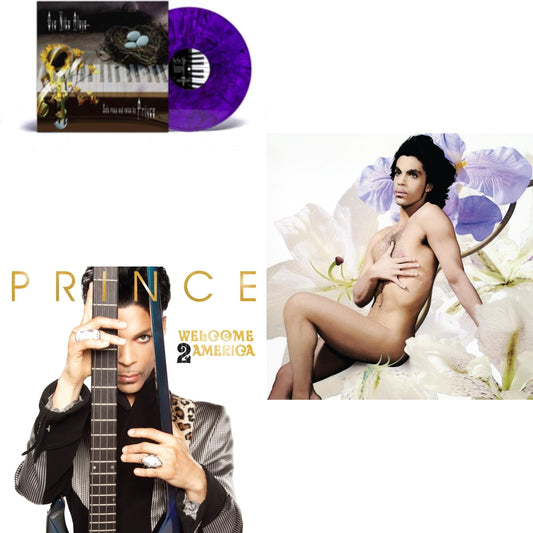 One Nite Alone…(Solo Piano & Voice By Prince) (Purple LP Vinyl) & Welcome 2 America (2LP) & Lovesexy