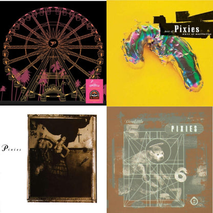 Live At Coachella 2004 (140G/Orange & Yellow Marbled LP Vinyl/Etching D-Side) & Surfer Rosa & Doolittle & Wave Of Mutilation: Best Of Pixies